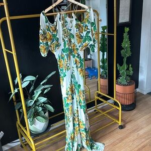 FP One Maxi White Floral Sundress (207)